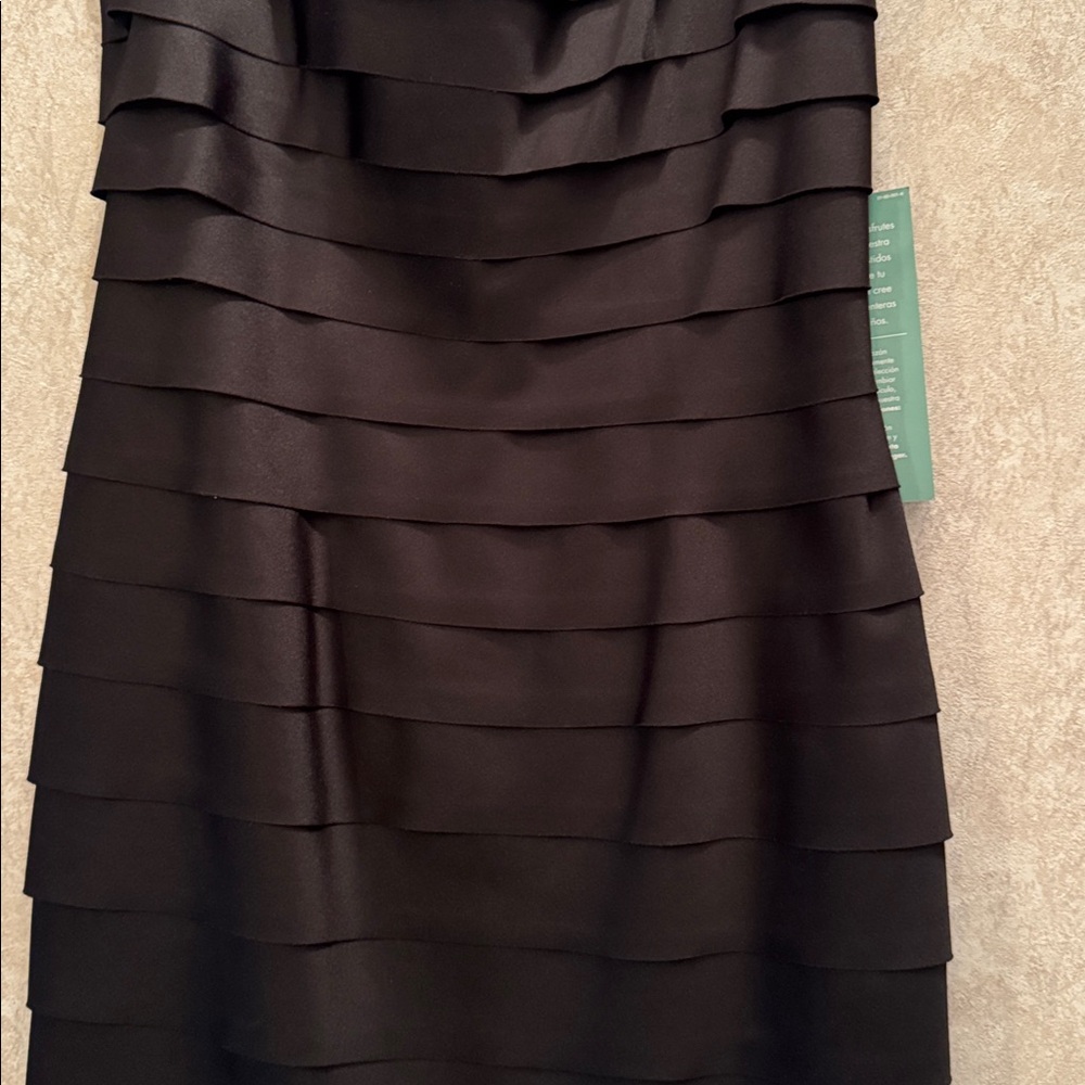 NWT JCPenney Black Layered Dresss - Picture 14 of 16
